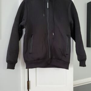 Men's Black Speedrun Performance Fleece Lined Jacket/Hoodie Brand New Size M